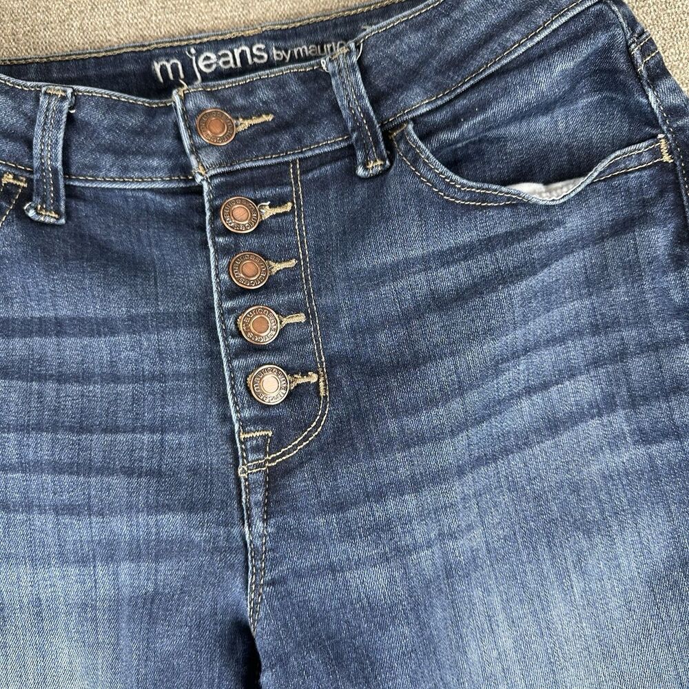 m jeans by maurices High Rise Skinny Jeans Womens Size S Reg Button Fly